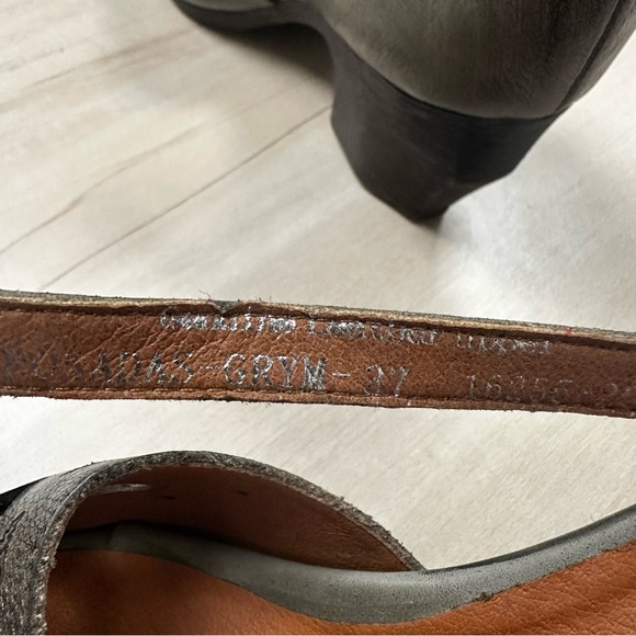 Spring Step L’Artiste Posadas gray leather sandals - Picture 9 of 10